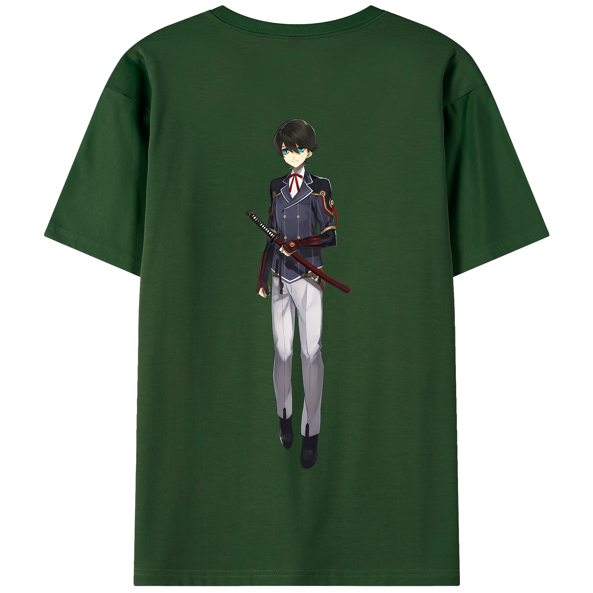 （画像用） 刀剣乱舞 Touken Ranbu 綿100％半袖Tシャツ（背面プリント）